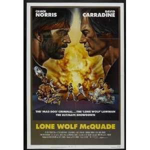  Lone Wolf McQuade (1983) 27 x 40 Movie Poster Style C 