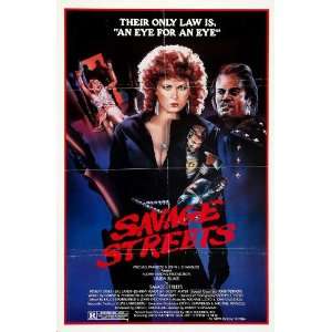 Linda Blair 1984 Original Savage Streets (3rd Style) 27x41 Folded 