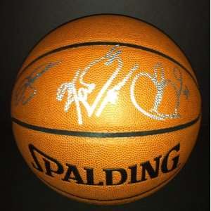 Paul Pierce, Kevin Garnett & Ray Allen Boston Celtics Autographed 