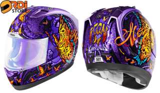   Chrysalis ~ Icon Alliance Full Face Motorcycle Helmet DOT ECE  