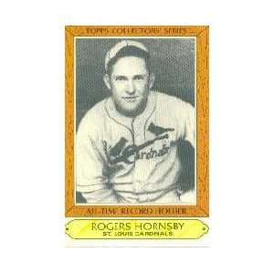  1985 Woolworths Topps #18 Rogers Hornsby 
