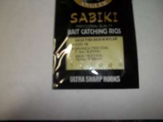 OFFSHORE ANGLER SZ 10 SABIKI BAIT CATCHING RIG GOLD HOOKS HAGE FISH 