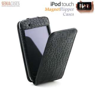 NEW SENA MAGNET FLIPPER LEATHER CASE APPLE IPOD TOUCH  