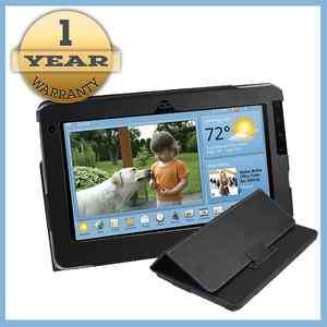 Folio Leather Stand Case PU for Viewsonic G Tablet 10.1  