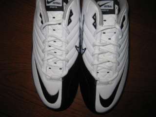 Nike Speed TD Low Football Soccer Cleats 12.5 White & Black  