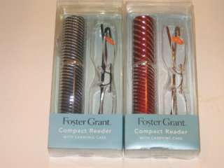 PAIR FOSTER GRANT READING GLASSES WITH CASE +1.75 STRENGTH  