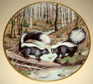 Barrett WOODLAND YEAR Nature Animals Calendar Plate SET  