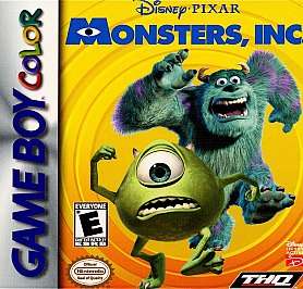 Monsters, Inc. Nintendo Game Boy Color, 2001 785138320892  