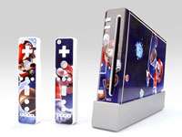 Game Decal Sticker Skin for Nintendo Wii Console & 2RC  