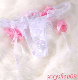 White Sexy little bow tie Garter Belt Fit for stockings  