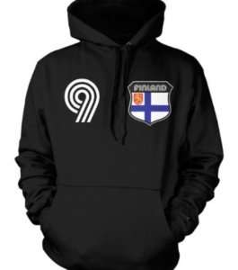 Finland Retro Crest Football Jersey Sweatshirt Hoodie  