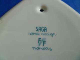   Saga Norway Wall Hanging Display Plaque Trivet Hot Plate ^  