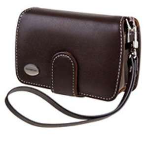  New   Slim Leather Case Dark Brown by Olympus America 
