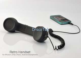 Retro Handset with 3.5mm microphone pin for iPhone 4 ipad and 