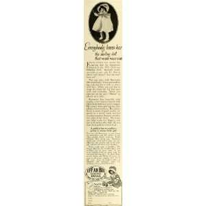  1925 Ad Effanbee Toy Dolls Christmas Gifts Rosemary Dolly 