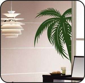 Large PALM TREE Vinyl Wall Decal Sticker Art lettering  