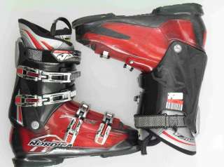 Used Nordica Sport Machine Red Ski Boots Mens Size  