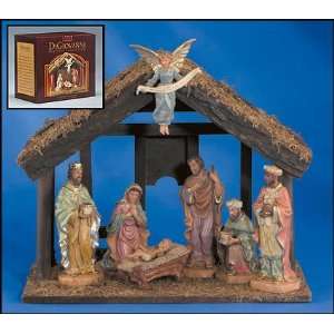  7 Piece Digiovanni Nativity Set W/ Stable