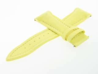 Jacob & Co. 22mm Brand New Light Yellow Polyurethane Watch Band Strap 