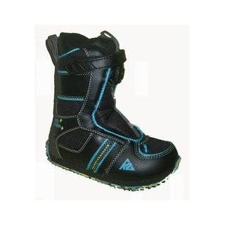 K2 Mini Turbo Kids Boa Snowboard Boots Size 1 Black