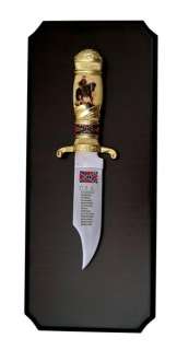 The CSA Confederate States of America Bowie Knife with Plaque  