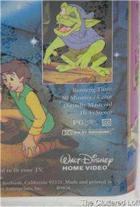 PG VHS Disneys Masterpiece THE BLACK CAULDRON  
