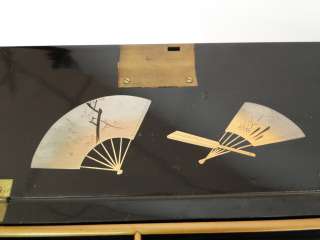   19C. Japanese Meiji Period Lacquer Lap Desk Writing Slope  