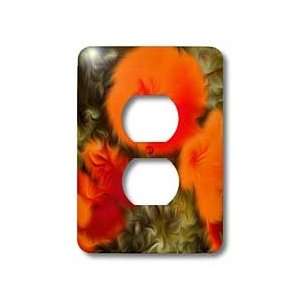 Yves Creations Florals and Bouquets   Orange Feathered Poppies   Light 