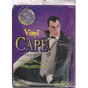  Halloween Vinyl Black Cape 45 ; Vampire Ghouls Witches 