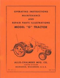 The 46 page Operators manual includes basic maintenance , operating 