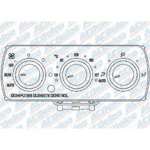   15 72859 Heater and Air Conditioner Control Assembly Automotive