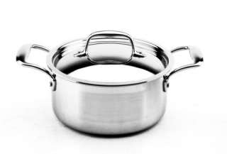 LEISURE MAN 4 QT Tri Ply Stainless Steel Dutch Oven Pot  