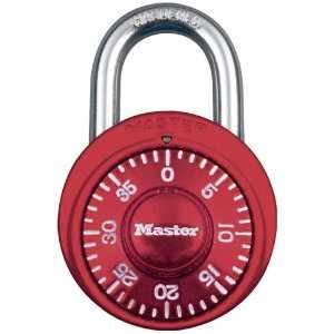  Master Lock 1527D Combination Lock, Red: Home Improvement
