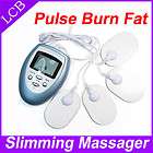 4pads Full Body Slimming Massager Pulse Muscle Burn Fat pain  