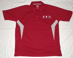 Vancouver 2010 Olympic MCDONALDS CANADA Uniform Shirt S  