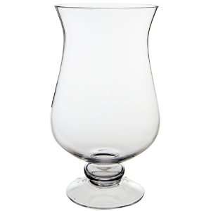  Hurricane Candle Holder, Vases, H 12, Open D 7, Clear (1 