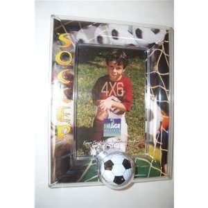  Acrylic Soccer Frame with Ball  Vertical