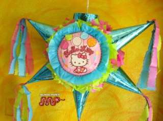 Pinata Hello Kitty B Day Party Holds Candy Star Shaped  