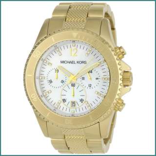 New MICHAEL KORS WOMENS Unisex MK5437 gold tone Watch  