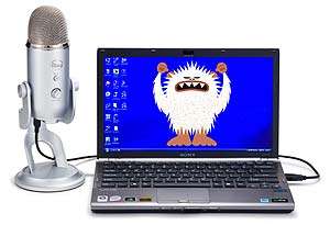 Yeti USB Studio Microphone Microphones Audio Video Voiceover Recording 