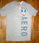 Aeropostale MENS TEE SHIRT SMALL 3771 SHARK FIN WITH RECORD STORE 