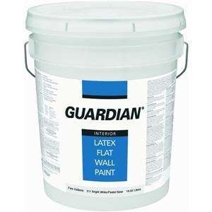 Guardian Interior Latex flat Wall Paint, INT FLAT WHT/PASTL PAINT 