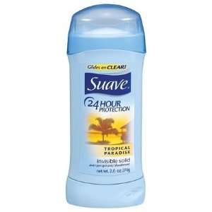 Suave 24 Hour Protection Invisible Solid Deodorant for Women Tropical 
