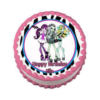 MONSTER HIGH #4 Edible Cake Image Party Decoration NEW  