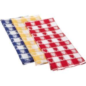  DII Hearts Jacquard Kitchen Towel Set, Set of 3
