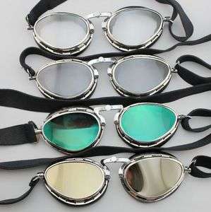   Style Pilot Motorcycle Scooter ATV Goggle Eyewear T02 Four Lens Color