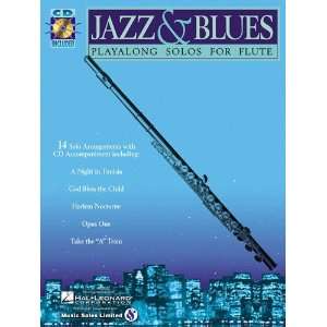  Jazz & Blues (Flute)   Instrumental Folio   Bk+CD Musical 