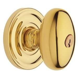   Style Keyed Entry Door Knob Set with Classic Rose