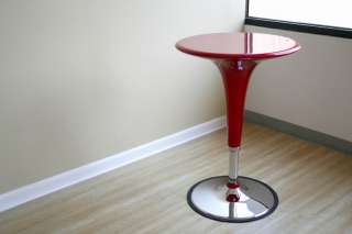 Modern Adjustable Height Bar Table 4 Colors ABS Plastic  