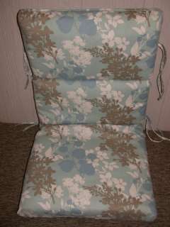 Outdoor Patio Chair Cushion ~ Montfleur Surf *NEW*  